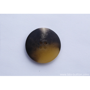 Resin buttons for clothing decoration